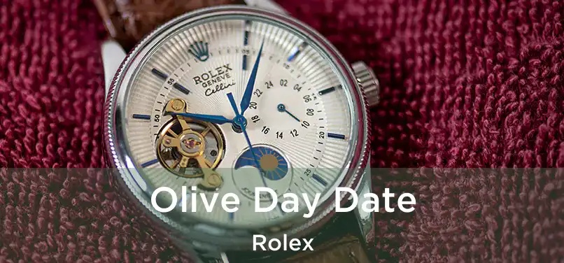 Olive Day Date Rolex